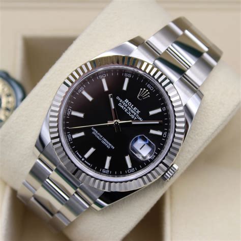 rolex nero datejust|new rolex datejust 41 2021.